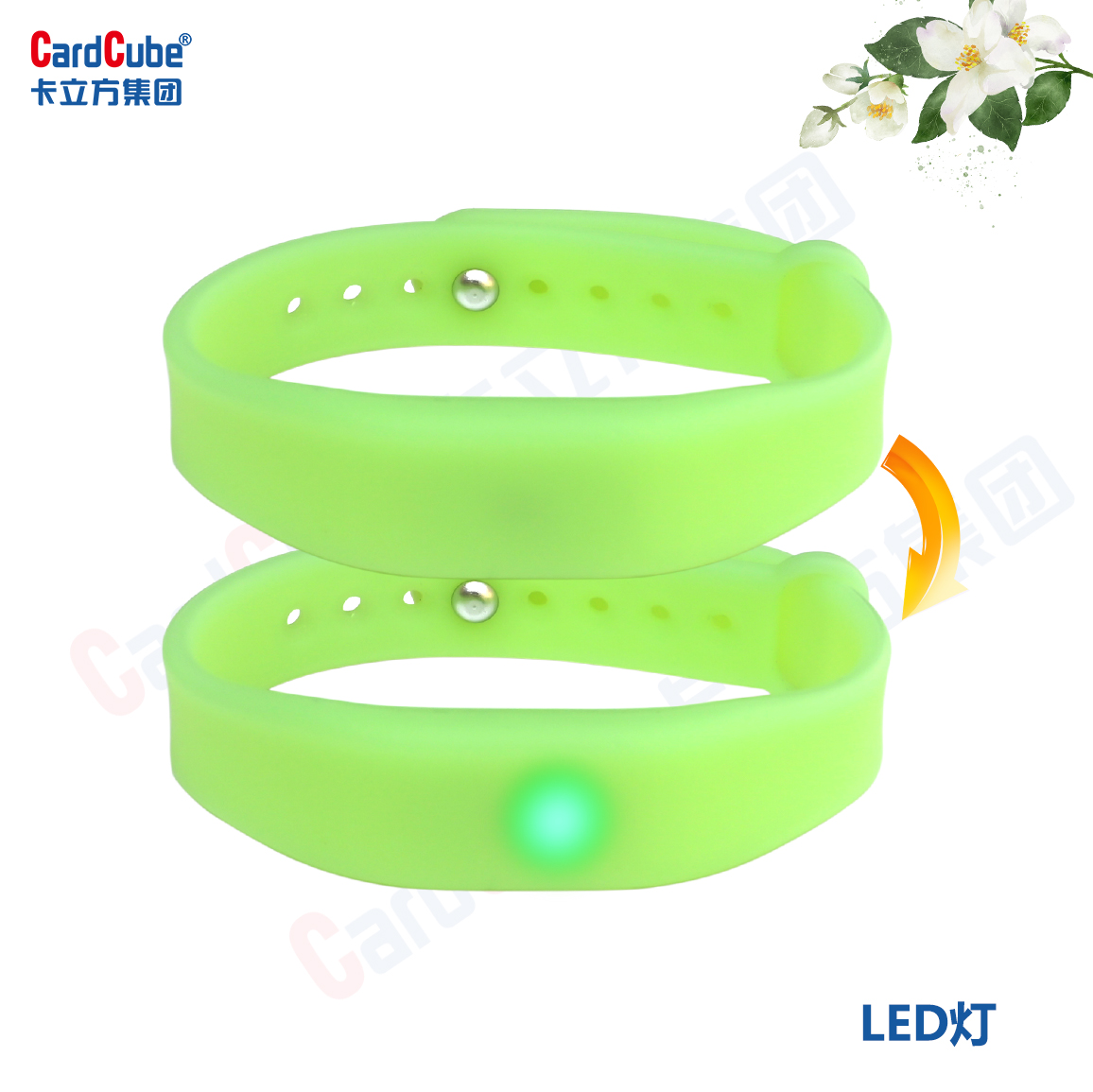 LED感應(yīng)發(fā)光腕帶NFC感應(yīng)發(fā)光手環(huán)2