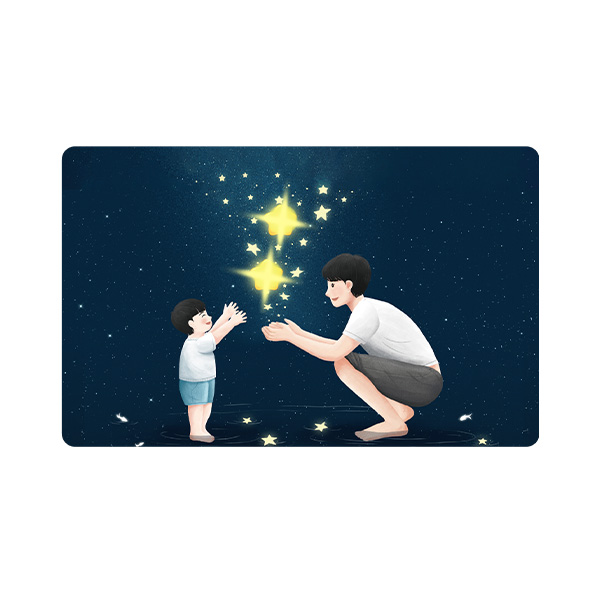 NFC燈卡NFC感應發光PVC燈卡